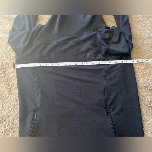 Under Armour mock neck sweatshirt Size L Dark Gray - Picture 8 of 9